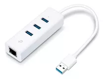 Adaptador Usb A Rj45 Ethernet Giga Tp-link Ue330 + Hub 3 Usb