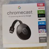 Google Chromecast 2da Gen. - Color Negro - Impecable