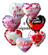 Globo Amor Love Feliz Dia Arreglo Deco Metalizado Pack 36