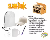 Slam Dunk Mystery Box Tazon Lapiz Jockey Chapita Llavero