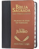 Bíblia Evangélica Com Harpa  - Padrão Letra Jumbo Extra Gigante