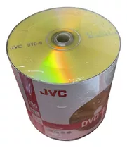 Dvd-r Jvc 16x 4.7gb Superficie Con Logo Torre De 100 Piezas