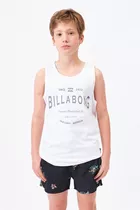 Musculosa Billabong Niño Urbano Moda Estampada Senise