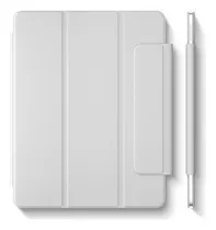 Funda Magnética Para iPad Pro 12.9 Con Porta Pencil Gris 