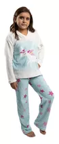 Pijama Para Niña, 2 Pzas, Polar Mink, Estrellas Y Unicornio