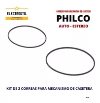 Correas De Transmisión Para Casetera De Auto Estéreo Philco