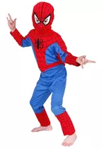 Disfraz Hombre Araña Spiderman Varios Tamaños Máscara