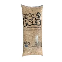 Piedras Maderita Sanitaria Poopy Pets X15kg Pellet Naturales