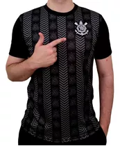 Camisa Corinthians Preto Listra Oficial