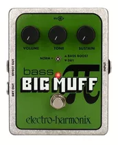 Pedal De Efecto Electro-harmonix Bass Big Muff Pi  Plateado