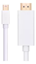 Cable 1.8m Adaptador Thunderbolt Mini Displayport A Hdmi Mac Color Blanco