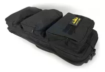 Case Capa Mochila Transporte Airsoft Aeg Carabina Curta Pdw Cor Preto Desenho Do Tecido Liso