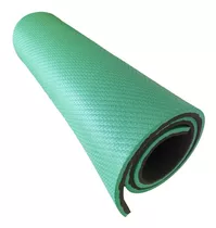 Colchonete Yoga Pilates Fitness Ginastica 1m X 50cm X 10mm Cor Verde