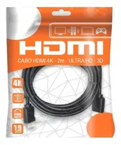 Cabo Hdmi 10 Metros 4k Ultra Hd 19 Pinos Com Nota