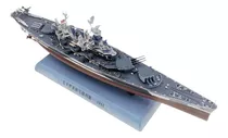 1:1000 Navio De Guerra Modelo Uss North Carolina (bb-55)