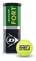 Pelota De Tenis Fort All Court X3 - Dunlop 