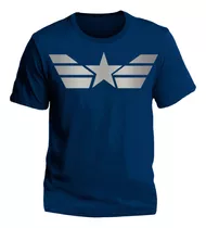 Remeras Capitan America Escudo Simbolo Superheroe