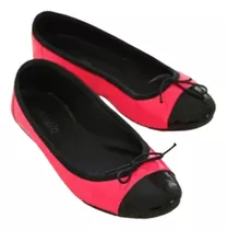 Ballerina Charol Fucsia / Negro Paruolo Talle 36