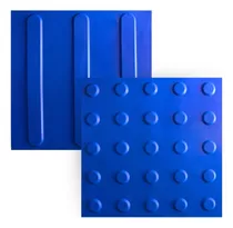 Kit Piso Tatil 25 Alerta E 25 Direcional Azul - Pvc 25x25cm