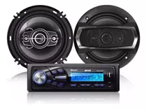 Stereo Elk-6321bt + 2 Parlantes 6,5´´ B52 Bluetooth 500w