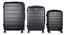 Set 3 Valijas Rígidas Cabina 4 Ruedas 360 Candado Carryon