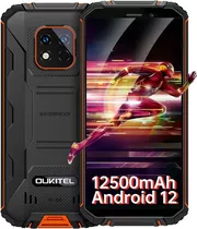 Oukitel Wp18 Pro,12500mah Rugged Smartphone,ip68 Waterproof Rugged Phones,5.93 Inches Hd+ 4gb+64gb/1tb Expansion,android 12-naranja