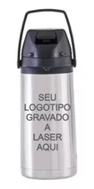 Garrafa Térmica 1,3 Litros Inox Personalizada A Laser
