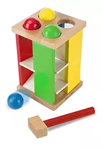 Melissa Y Doug Pound Y Roll Tower (juguete De Desarrollo, Ju