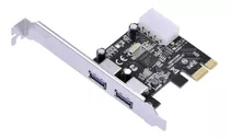 Placa Usb 3.0 2 Portas Pci Express Pci-e 5gbps Max Qualidade