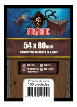 Sleeves Custom 54 X 80mm Bucaneiros 100un Oceanos, Exlibris