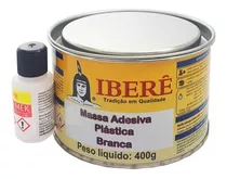 Massa Plástica Ibere Com Catalisador 400g Branca