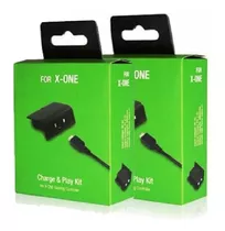 Play&charge Kit 2 Baterias Controle Xbox One Cabo Carregador