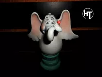 Horton Elefante, Figura, De Porcelana, Hallmark, 5 Pulgadas