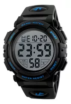 Relógio De Pulso Timer Fashion Skmei Outdoor Sports Blue