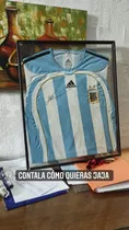 Camiseta Firmada Por Messi