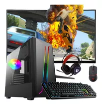 Pc Torre Computadora Gamer Amd - 500gb - 16gb Ram + Monitor