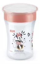 Vaso Nuk Magic Cup Disney Bebe Con Silicona Antiderrame +8m Color Rosa