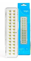 Luminária De Emergência Elgin 30 Led Com Bateria Recarregável 6hs 2 W 100v/240v Branca