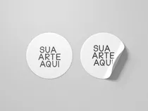 50 Adesivos Personalizados Com A Sua Arte