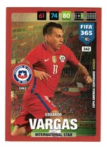 Carta Eduardo Vargas - Internacional Star  Fifa 365  2017 