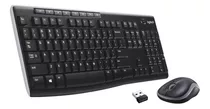 Teclado Original Logitech Mk270 + Mouse Para Windows