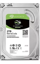 Disco Rígido Seagate Barracuda 2tb Teras 7200 Rpm Pc Gaming Cinza