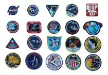 Patch's Programa Apollo Nasa Kit C/ 20 Unid. (ref. Pd01)