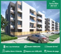 Aptos De 3habitaciones Con Bono Desde Rd$3.400.000 En Las Américas Facilidades De Pago