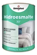 Esmalte Al Agua Sinteplast Hidroesmalte Satinado X 4l