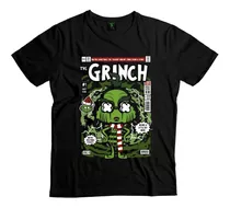 Polera Grinch Funko Revista Hombre Mujer Algodón Navidad 