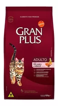 Ração Gran Plus Para Gato Adulto Salmão E Arroz 10,1kg