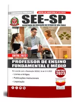 Apostila Concurso See-sp 2023 - Professor De Ensino Fundamental E Médio Educação São Paulo