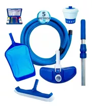 Kit Limpeza Piscina Intex Aspirador Mangueira De 5m Cabo