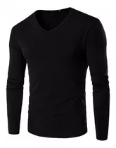 Pack X2 Remeras Entalladas Manga Larga Slim Fit De Hombre